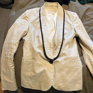Banana Republic khaki and black blazer